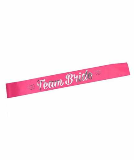 1 Echarpe Team Bride rose fushia