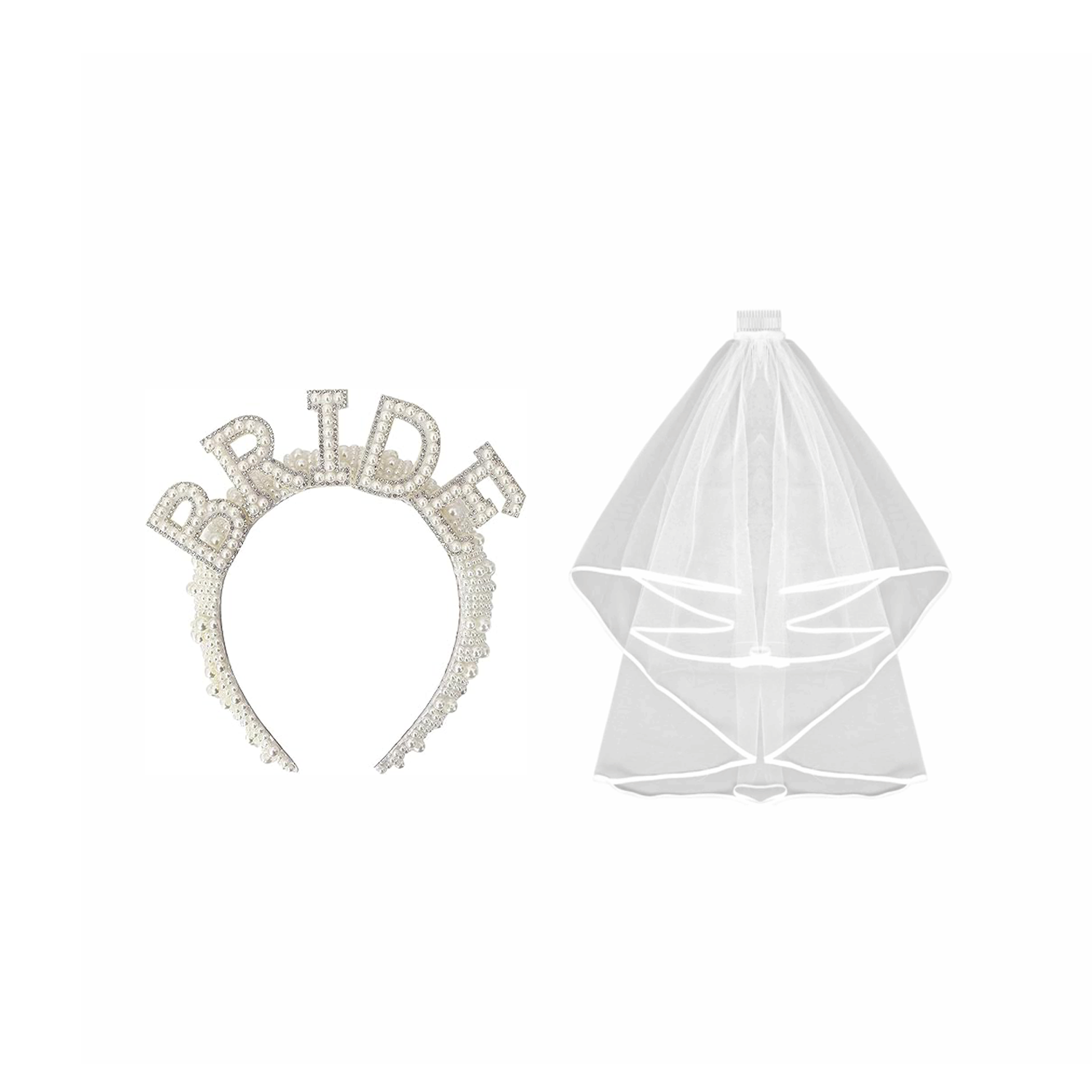serre tete bride perle