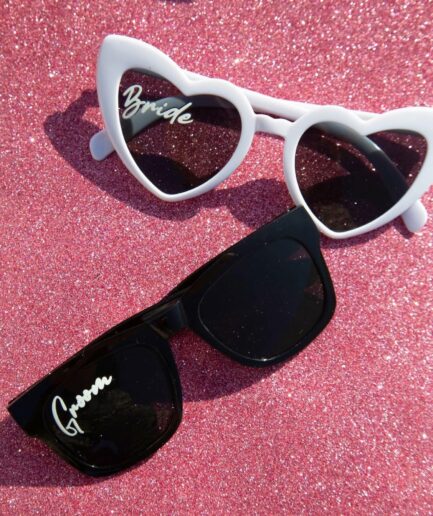 2 Lunettes Groom & Bride